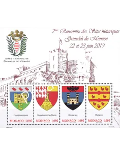Monaco, Feuille de timbres n° F3201, collection timbres Monaco