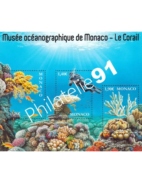 Monaco, Feuille de timbres n° F3237, collection timbres Monaco