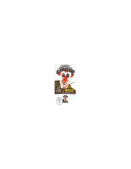 MONACO - Carte 1er jour - Clown