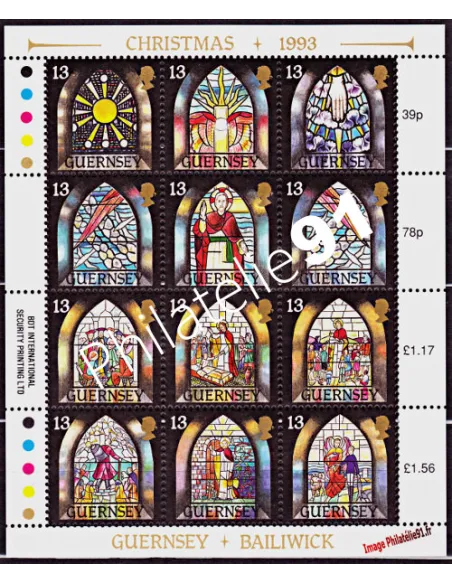 GUERNESEY - BF n° 25 - NOEL - Collection timbres Europe