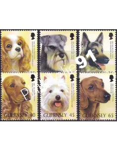 Guernesey, n° 894 à 899, collection timbres Europe