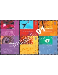 Guernesey, n° 910 à 915, collection timbres Europe