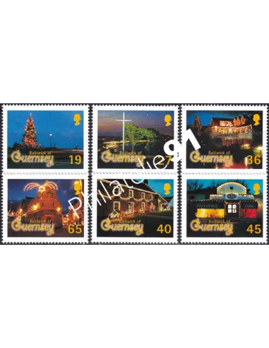 Guernesey, n° 917 à 922, collection timbres Europe