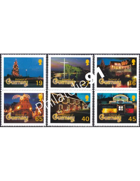 Guernesey, n° 917 à 922, collection timbres Europe