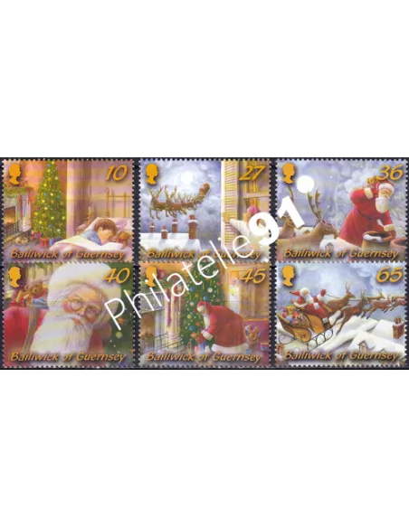Guernesey, n° 994 à 999, collection timbres Europe