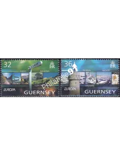 Guernesey, n° 1011 à 1012, collection timbres Europe