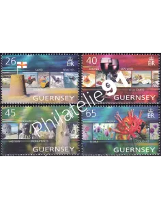 Guernesey, n° 1013 à 1016, collection timbres Europe