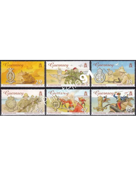 Guernesey, n° 1079 à 1084, collection timbres Europe