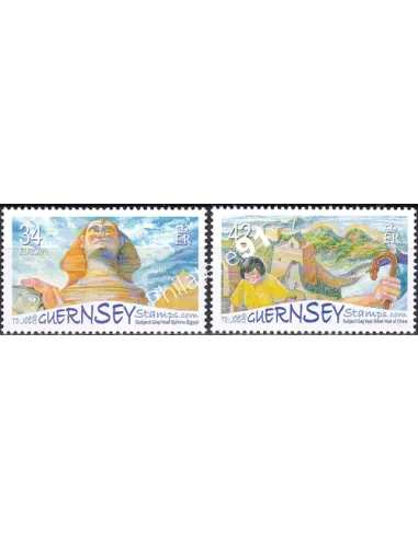 Guernesey, n° 1099 à 1100, collection timbres Europe