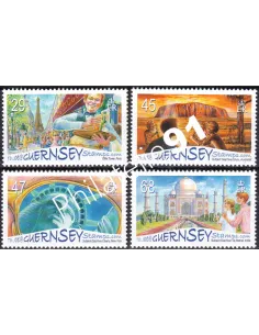 Guernesey, n° 1101 à 1104, collection timbres Europe