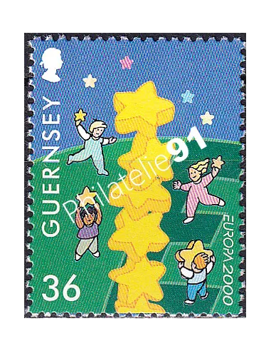 Guernesey, n° 864, collection timbres Europe