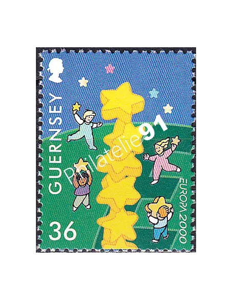 Guernesey, n° 864, collection timbres Europe
