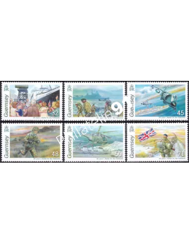 Guernesey, n° 1134 à 1139, collection timbres Europe