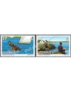 Guernesey, n° 1140 à 1141, collection timbres Europe