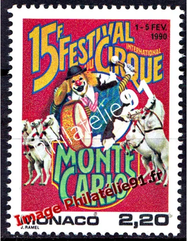 MONACO - n° 1703 - Cirque de Monte-Carlo - 15e Festival