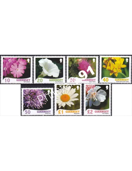 Guernesey, n° 1182 à 1188, collection timbres Europe