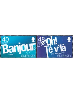 Guernesey, n° 1201 à 1202, collection timbres Europe