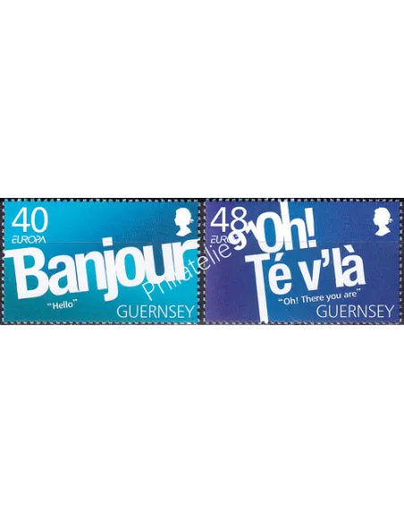 Guernesey, n° 1201 à 1202, collection timbres Europe