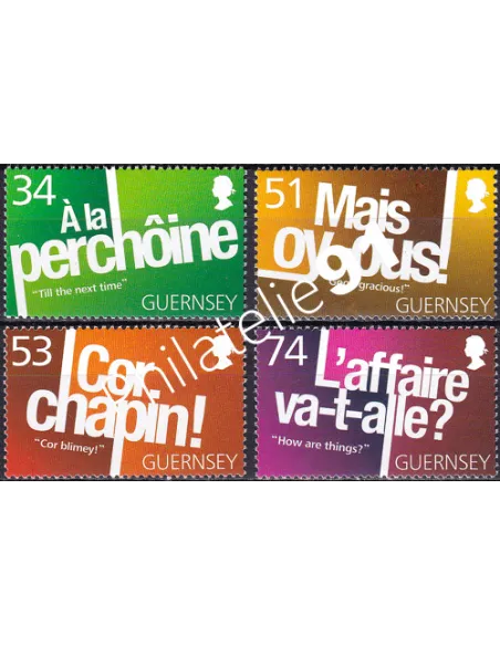Guernesey, n° 1203 à 1206, collection timbres Europe