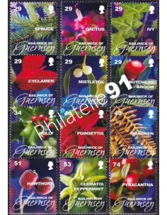 Guernesey, n° 1229 à 1240, collection timbres Europe