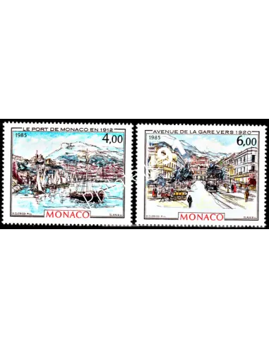 MONACO - n° 1492 à 1493 - Tableaux "Belle Epoque" IV