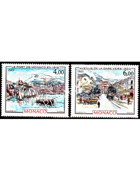 MONACO - n° 1492 à 1493 - Tableaux "Belle Epoque" IV