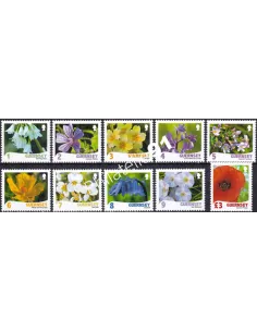 Guernesey, n° 1248  à 1257, collection timbres Europe