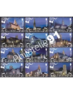 Guernesey, n° 1282 à 1293, collection timbres Europe
