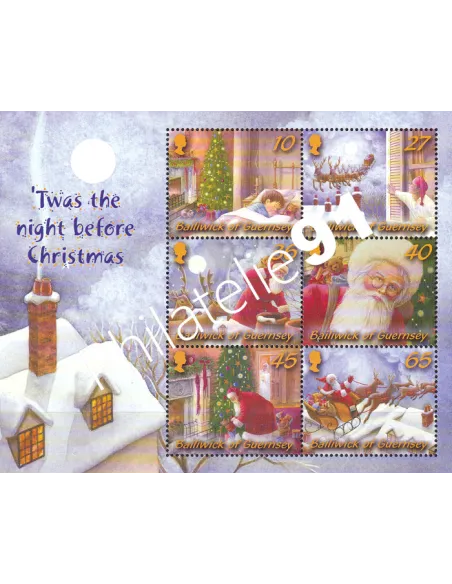 GUERNESEY, Bloc-Feuillet n° 52, Collection timbres Europe