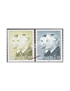 MONACO - n° 1538 - 1539 ** - Princes Rainier III et Albert.
