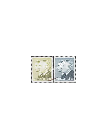 MONACO - n° 1538 - 1539 ** - Princes Rainier III et Albert.