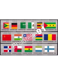 O.N.U. New-York, n° 440 à 455 collection timbres O.N.U.