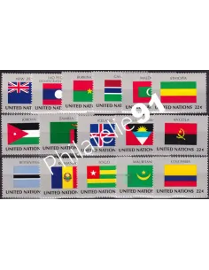 O.N.U. New-York, n° 467 à 482 collection timbres O.N.U.