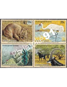 O.N.U. New-York, n° 628 à 631, bloc de 4, collection timbres O.N.U.