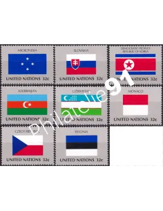 O.N.U. New-York, n° 743 à 750 collection timbres O.N.U.