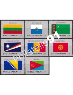 O.N.U. New-York, n° 783 à 790 collection timbres O.N.U.