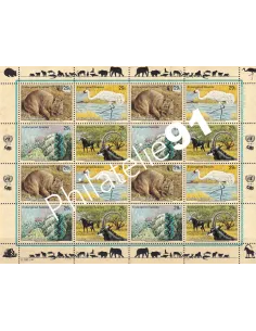 O.N.U. New-York, Timbres n° 628 à 631 en feuille, timbres O.N.U.