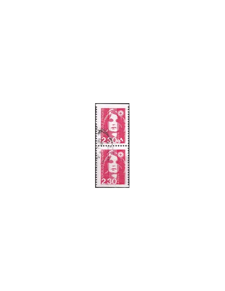 Timbre n° 2629a oblitéré, paire, collection timbres France