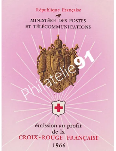Carnet  Croix-Rouge n° 2015 - Année 1966, Collection timbres France
