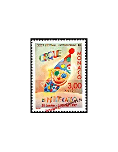 Timbres de MONACO n° 2077 - XXIe Festival international du cirque de Monte-Carlo