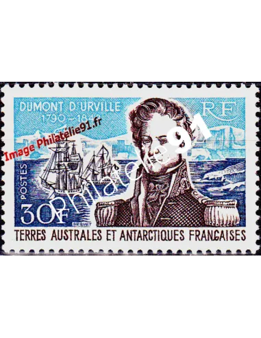 TAAF -  n°  25** - Amiral Jules-Séb-César Dumont d'Urville