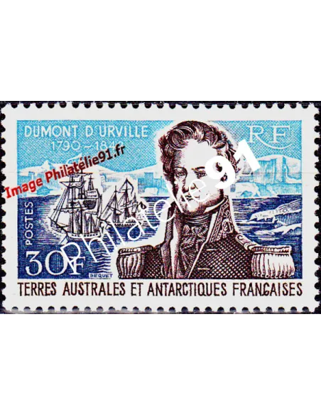 TAAF -  n°  25** - Amiral Jules-Séb-César Dumont d'Urville