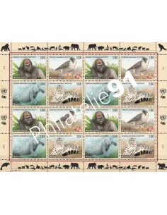 O.N.U. Genève, n° 243 à 246, en Feuille, collection timbres O.N.U.