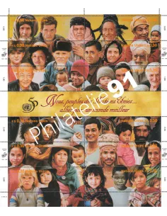 O.N.U. Genève, n° 293 à 304, en Feuille, collection timbres O.N.U.