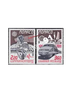 MONACO - n° 1626 à 1627 - EUROPA - 1988 - Transports et Communic
