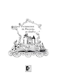 - AV - France - Jeu LUXE 2021 - Patrimoine de France en timbres - 2021 (en couleurs)