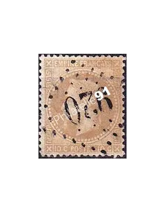 n°   28A oblitéré - Type Napoléon III Lauré - Oblitération losange GC "920" (250422-15)