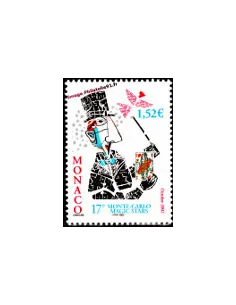 Timbre de Monaco n° 2367 - Thématique : Magie