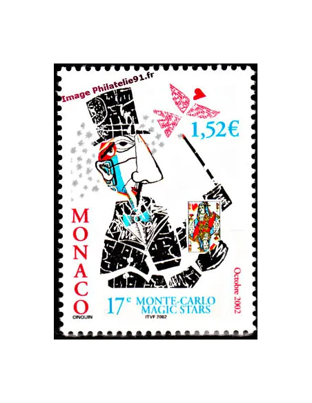 Timbre de Monaco n° 2367 - Thématique : Magie