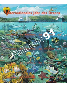 O.N.U. Vienne, n° 271 à 282, en Feuille, collection timbres O.N.U.